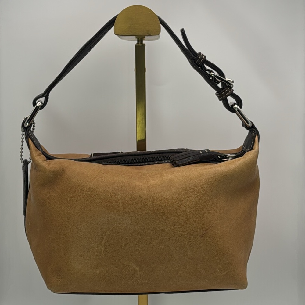 Vintage Coach Y2K leather - suede - signature mini bag - Picture 7 of 13
